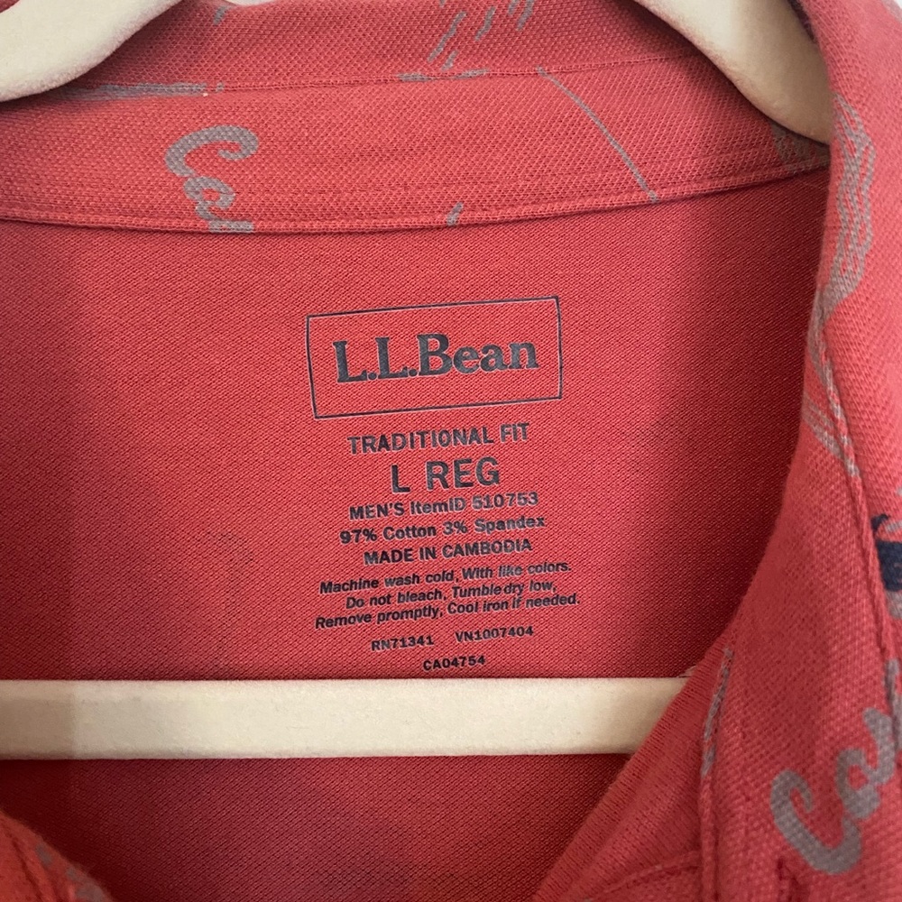 LL Bean Mens Stonecoast Stretch Polo - Picture 2 of 5